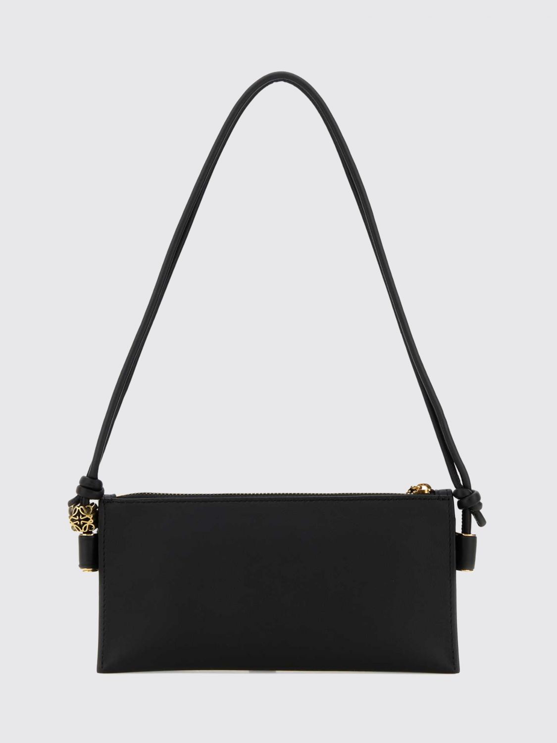 joya knotted handle shoulder bag in nappa leather