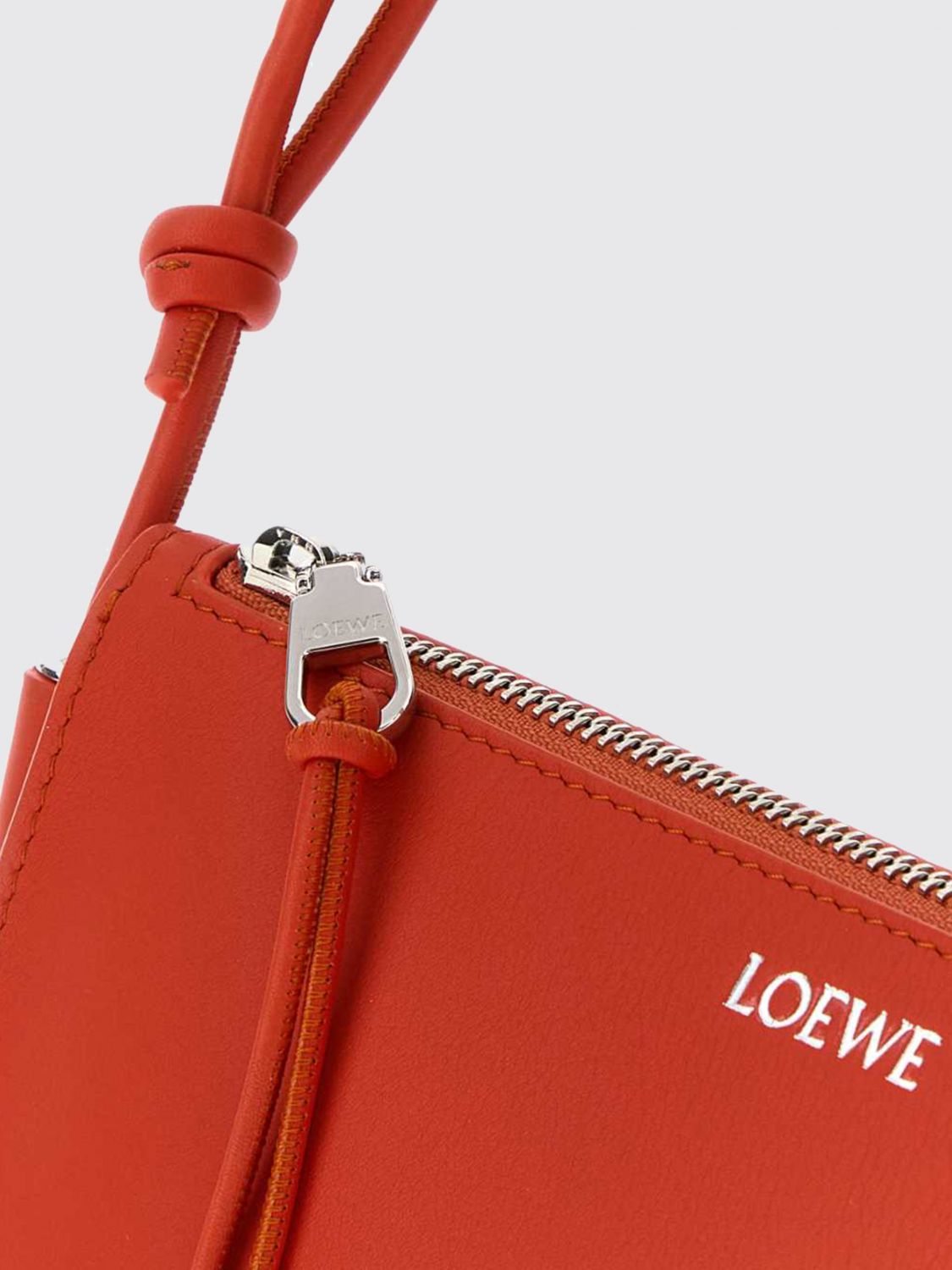 joya knotted handle shoulder bag in nappa leather