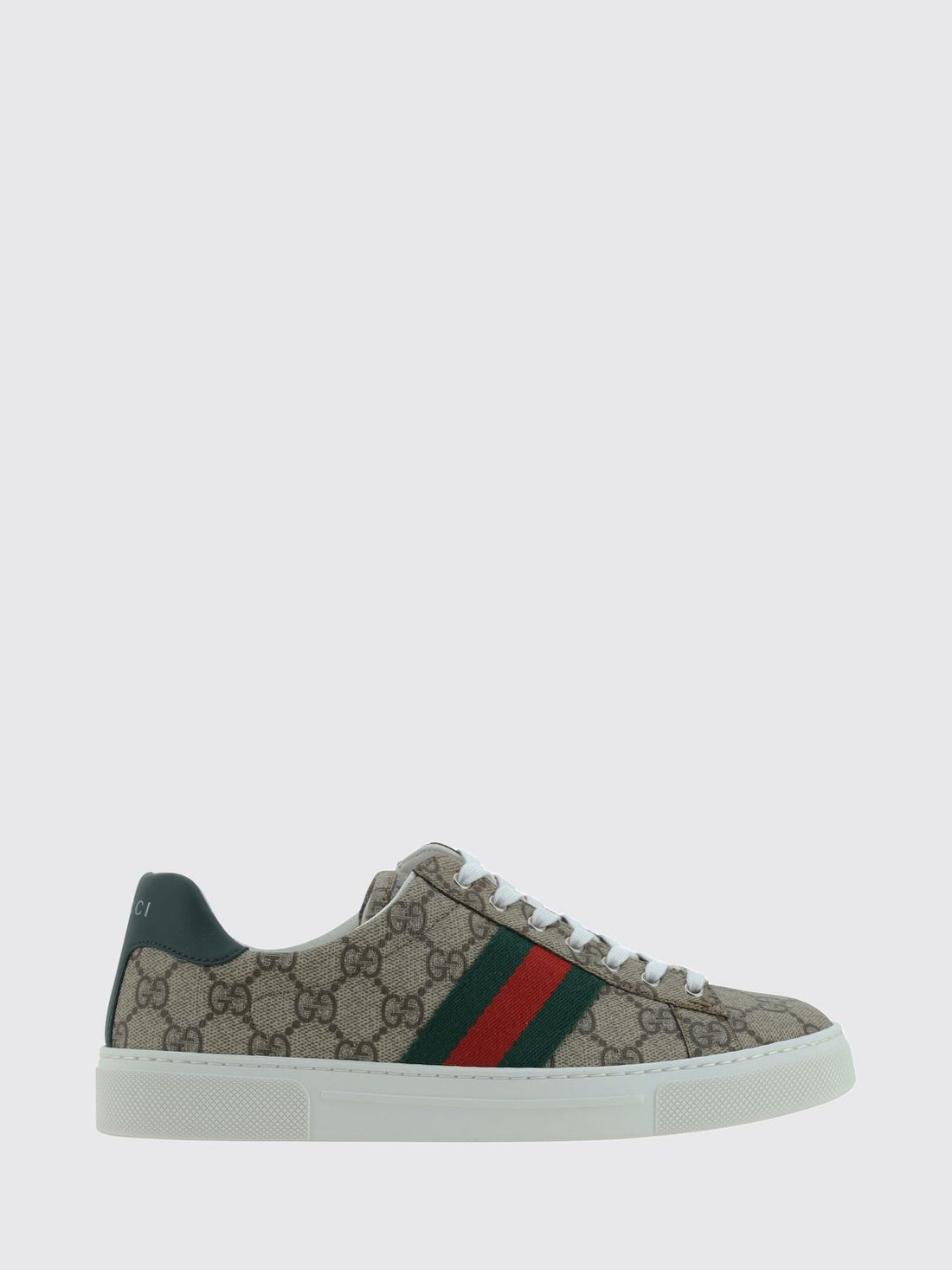 GUCCI 39½ ace low top gg supreme fabric monogram sneakers