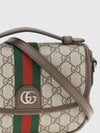 small ophidia shoulder bag in gg supreme canvas with web stripe