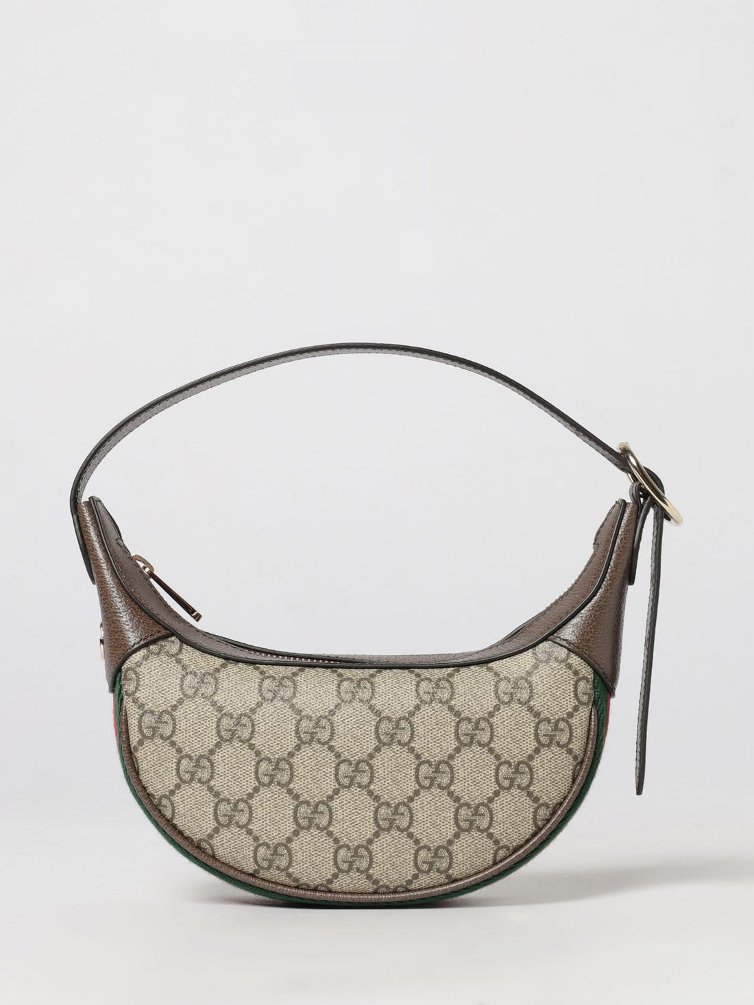 GUCCI OS ophidia rounded mini top handle bag in gg supreme canvas