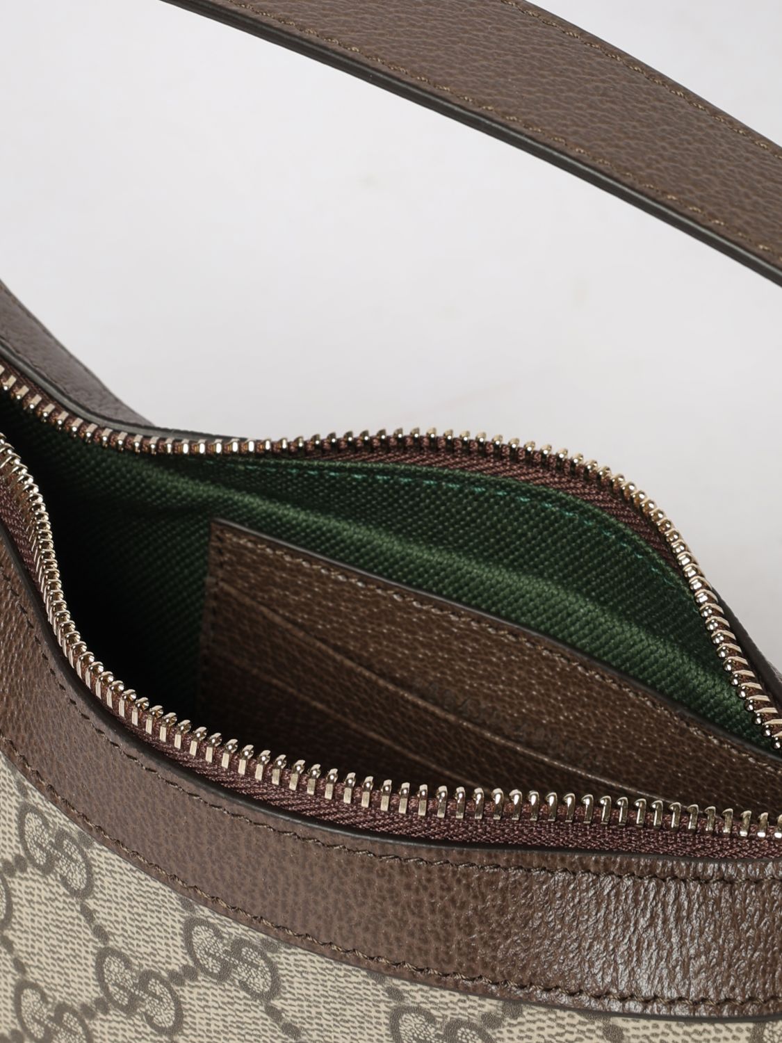 ophidia rounded mini top handle bag in gg supreme canvas