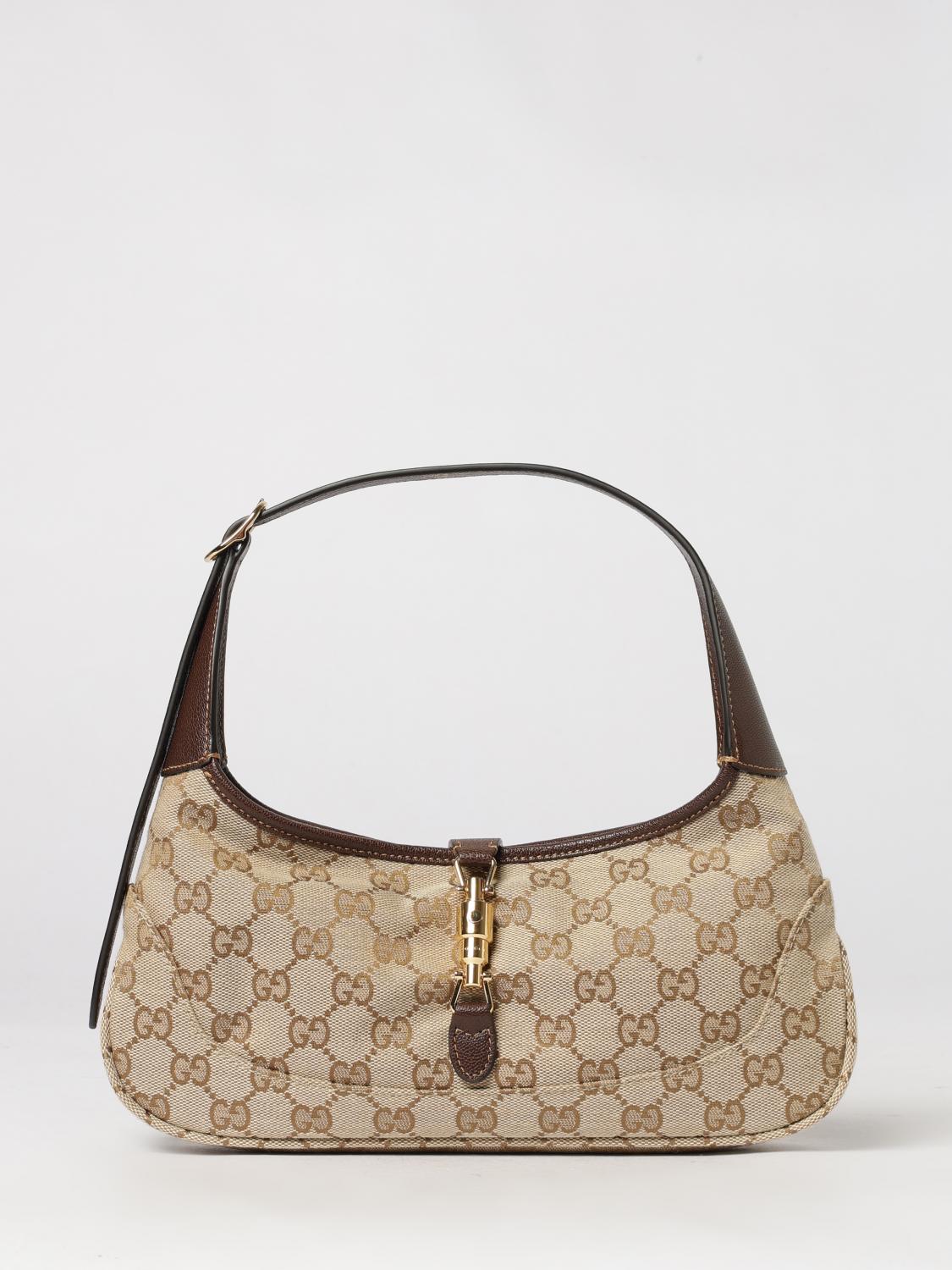jackie slim shoulder bag in gg monogram jacquard fabric