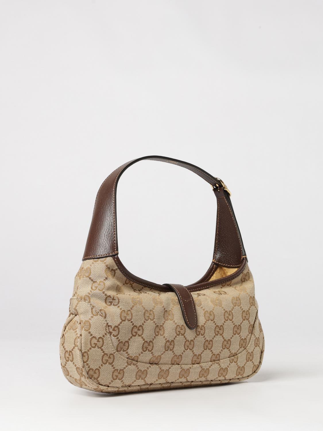 jackie slim shoulder bag in gg monogram jacquard fabric