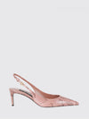 python-print leather slingback pumps with dg logo
