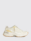 lightstar bicolour low-top trainers in leather and mesh