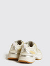 lightstar bicolour low-top trainers in leather and mesh