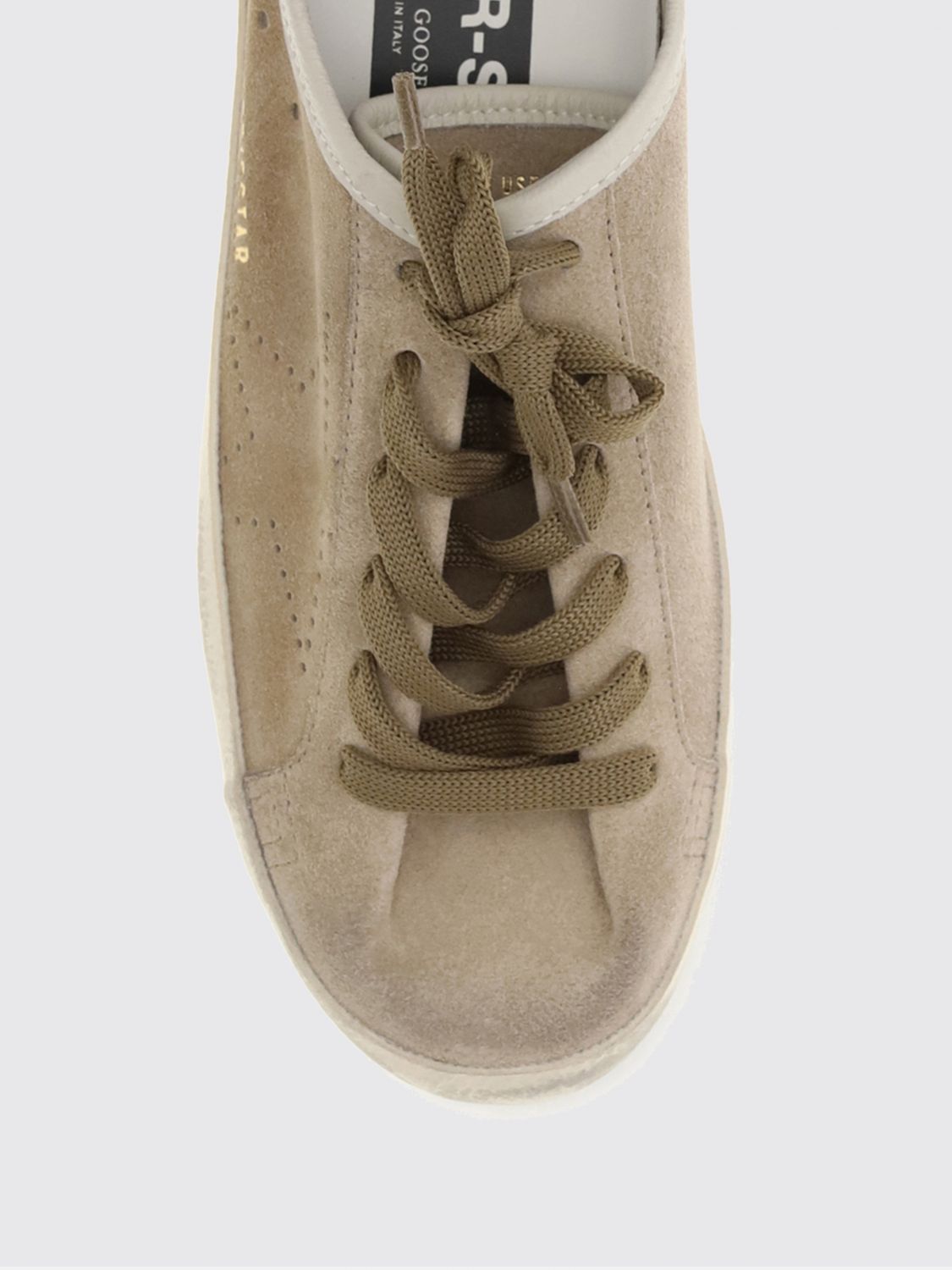 super-star suede calf leather sneakers with distressed effect