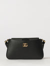 mini shoulder bag in smooth leather with dg logo