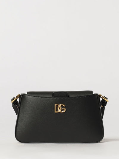 mini shoulder bag in smooth leather with dg logo