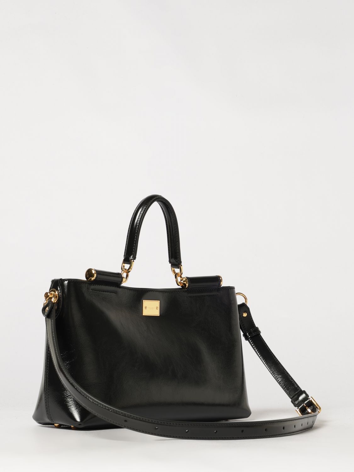 vittoria calfskin leather handbag with removable shoulder strap