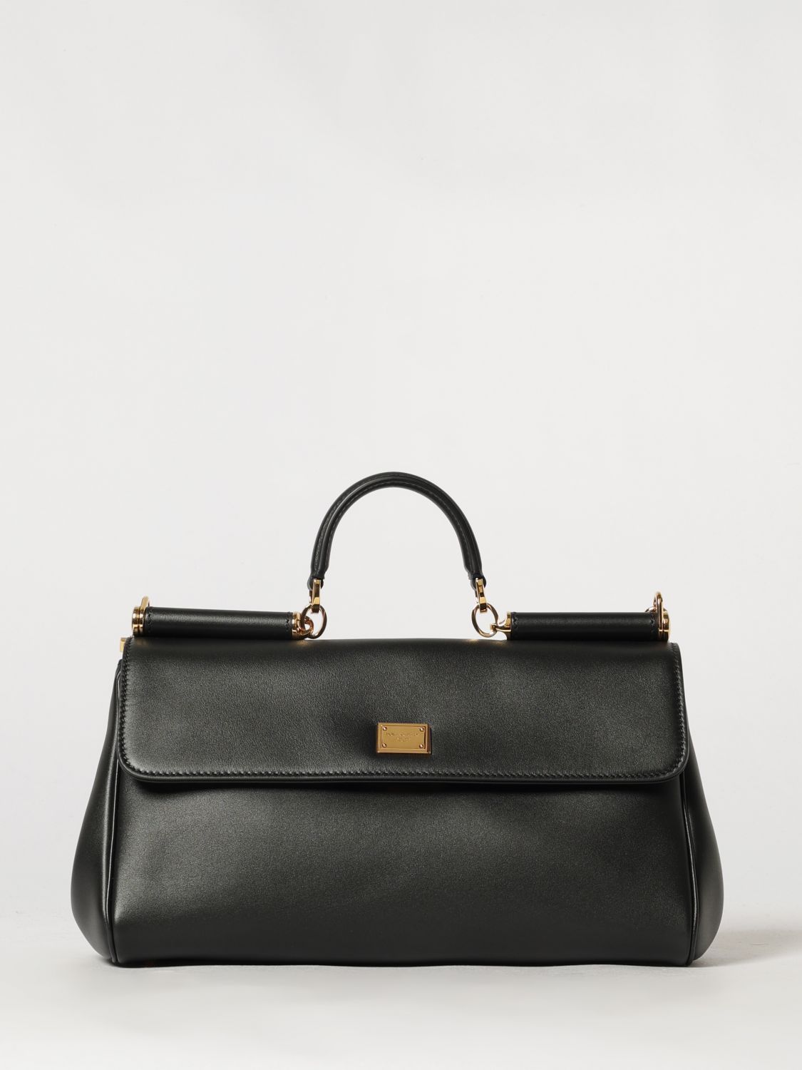 my sicily leather handbag with padlock and shoulder strap