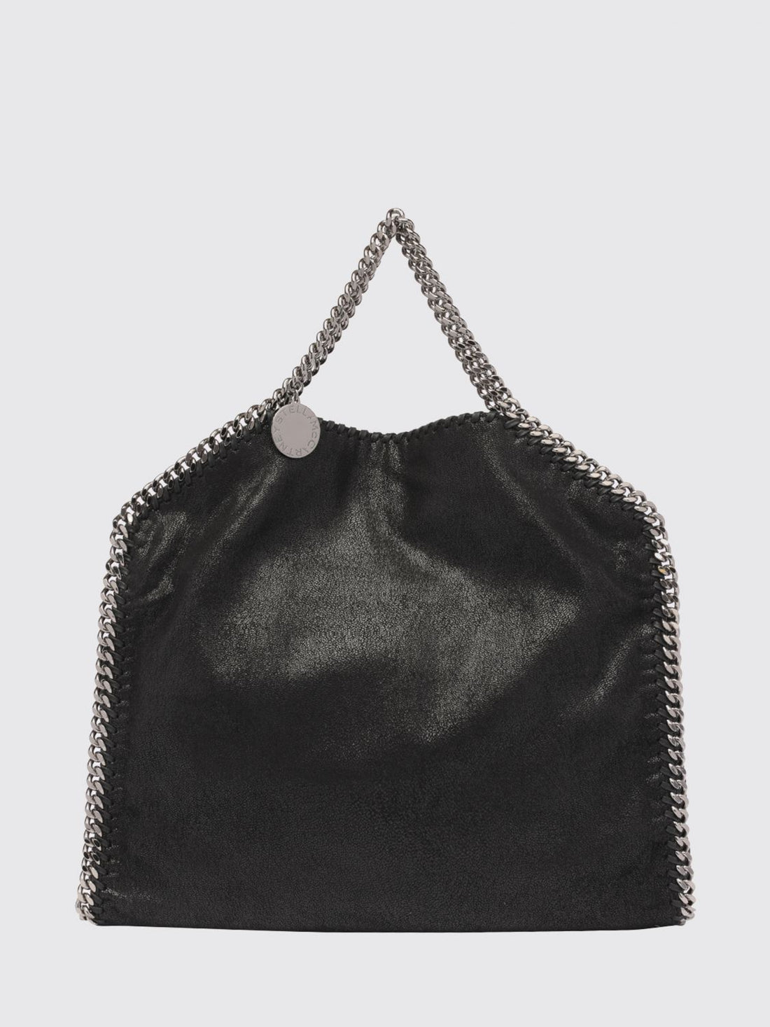 STELLA MCCARTNEY OS falabella large tote bag in alter mat with chain trims