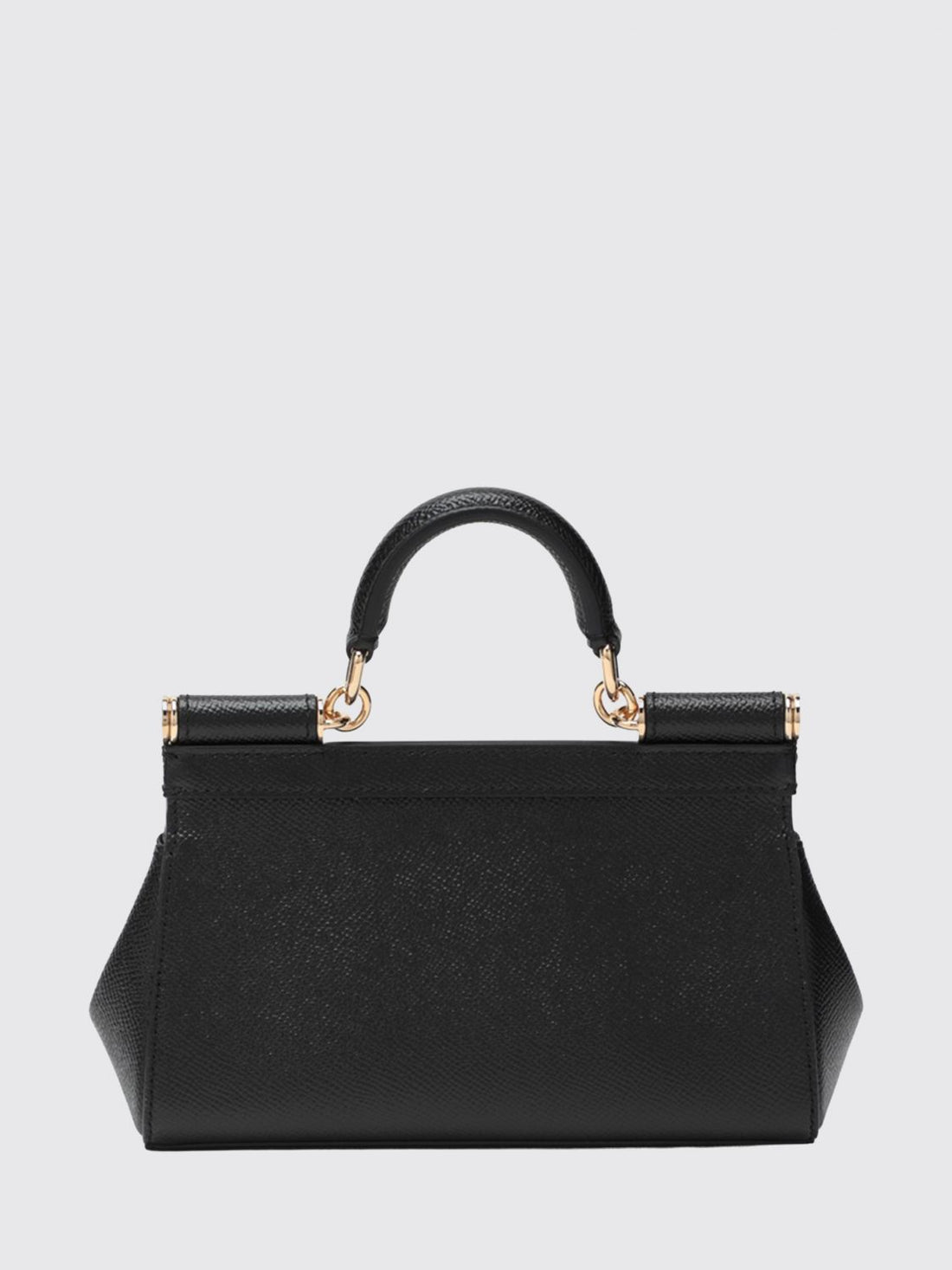 DOLCE &amp; GABBANA OS sicily mini grained calfskin handbag