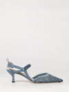 colibrì lite slingback pumps in ff monogram mesh with mid heel