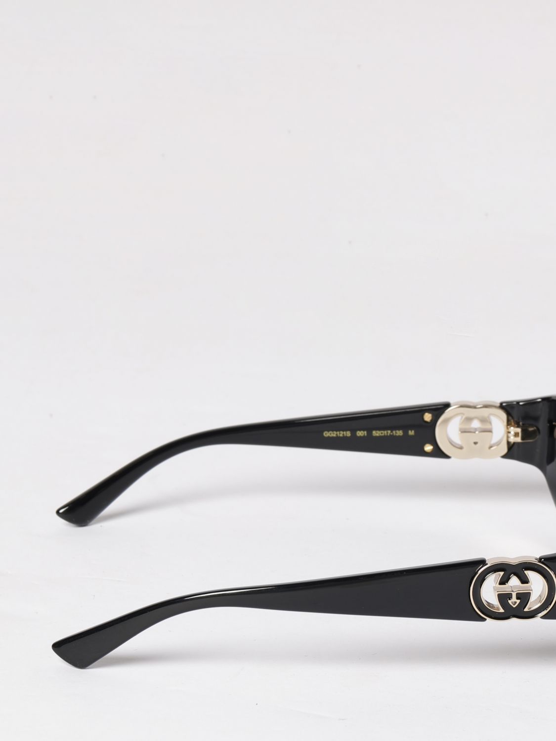 rounded acetate sunglasses with gg monogram