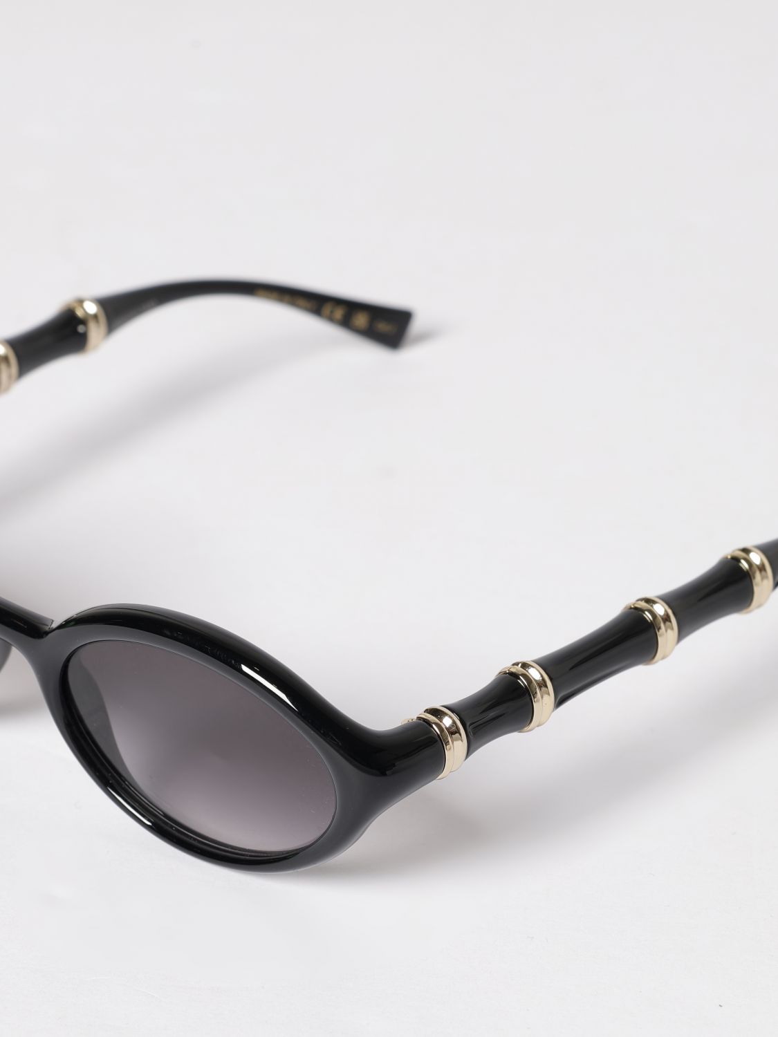 vintage-style rounded acetate sunglasses