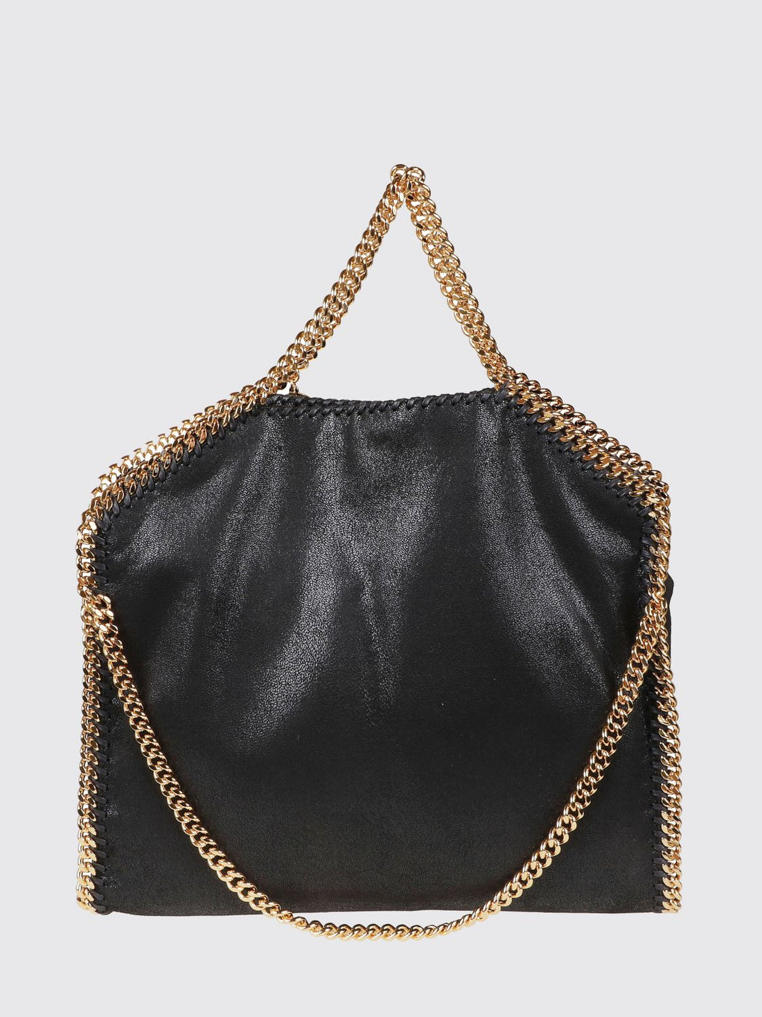STELLA MCCARTNEY OS falabella large tote bag in faux leather with chain detail