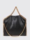 falabella large tote bag in faux leather with chain detail