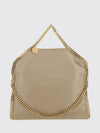 falabella large tote bag in faux leather with chain detail