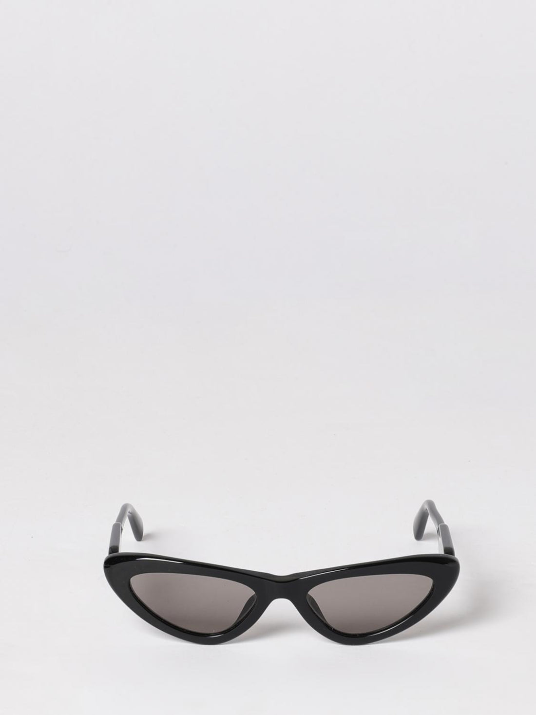 MIU MIU 55 triangular frame acetate sunglasses with contrast logo