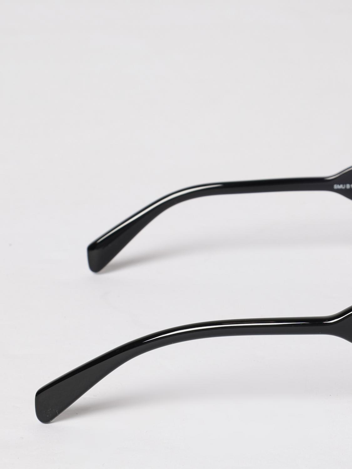 triangular frame acetate sunglasses with contrast logo