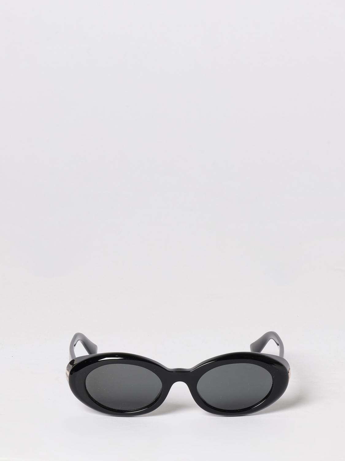 oval tortoiseshell acetate sunglasses