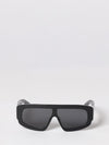 acetate shield sunglasses with colored lenses