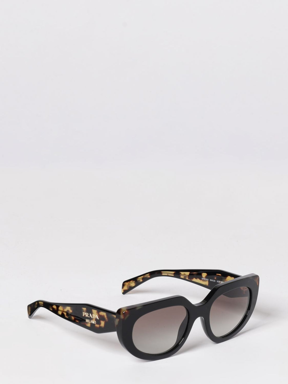 PRADA 53 animal print acetate cat-eye sunglasses