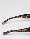 animal print acetate cat-eye sunglasses