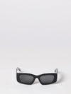 black acetate sunglasses with nylon lenses and tone-on-tone logo