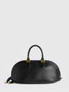bowling bolero handbag in crinkled calfskin