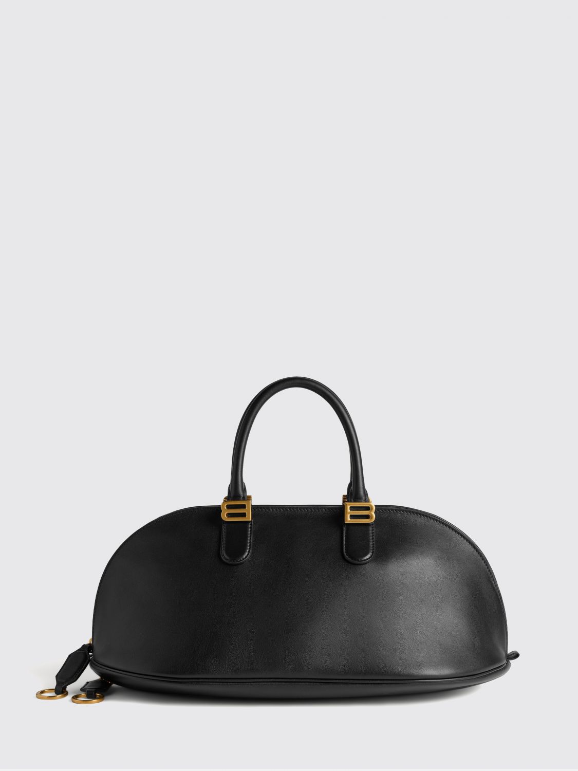 bowling bolero handbag in crinkled calfskin
