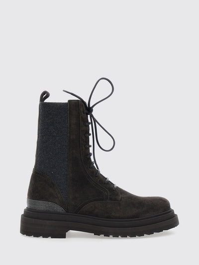 woman's flat ankle boot