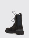 woman's flat ankle boot