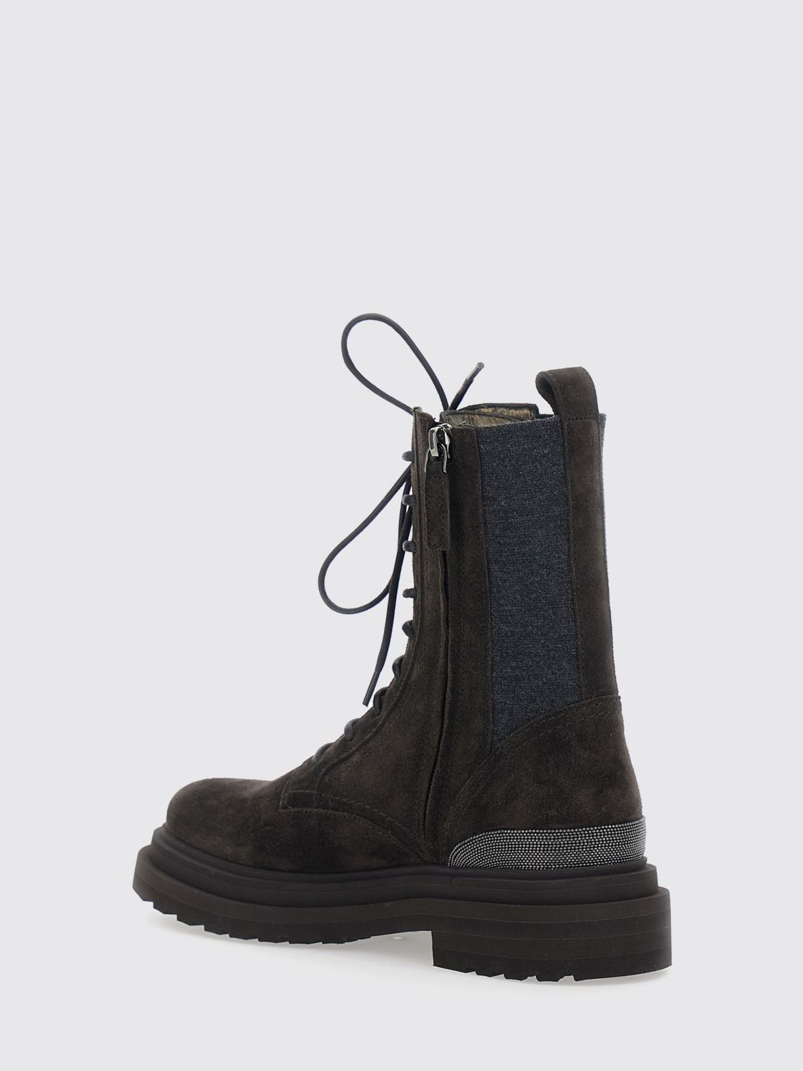 woman's flat ankle boot