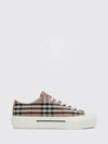 platform canvas sneakers with vintage check pattern