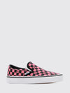 x vans checkered monogram canvas slip-on sneakers