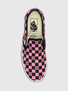 x vans checkered monogram canvas slip-on sneakers