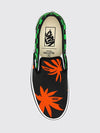 x vans checkered floral print canvas slip-on sneakers
