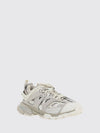 track mesh and nylon sneakers with notched sole