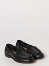 silenzio intrecciato leather loafers with low heel