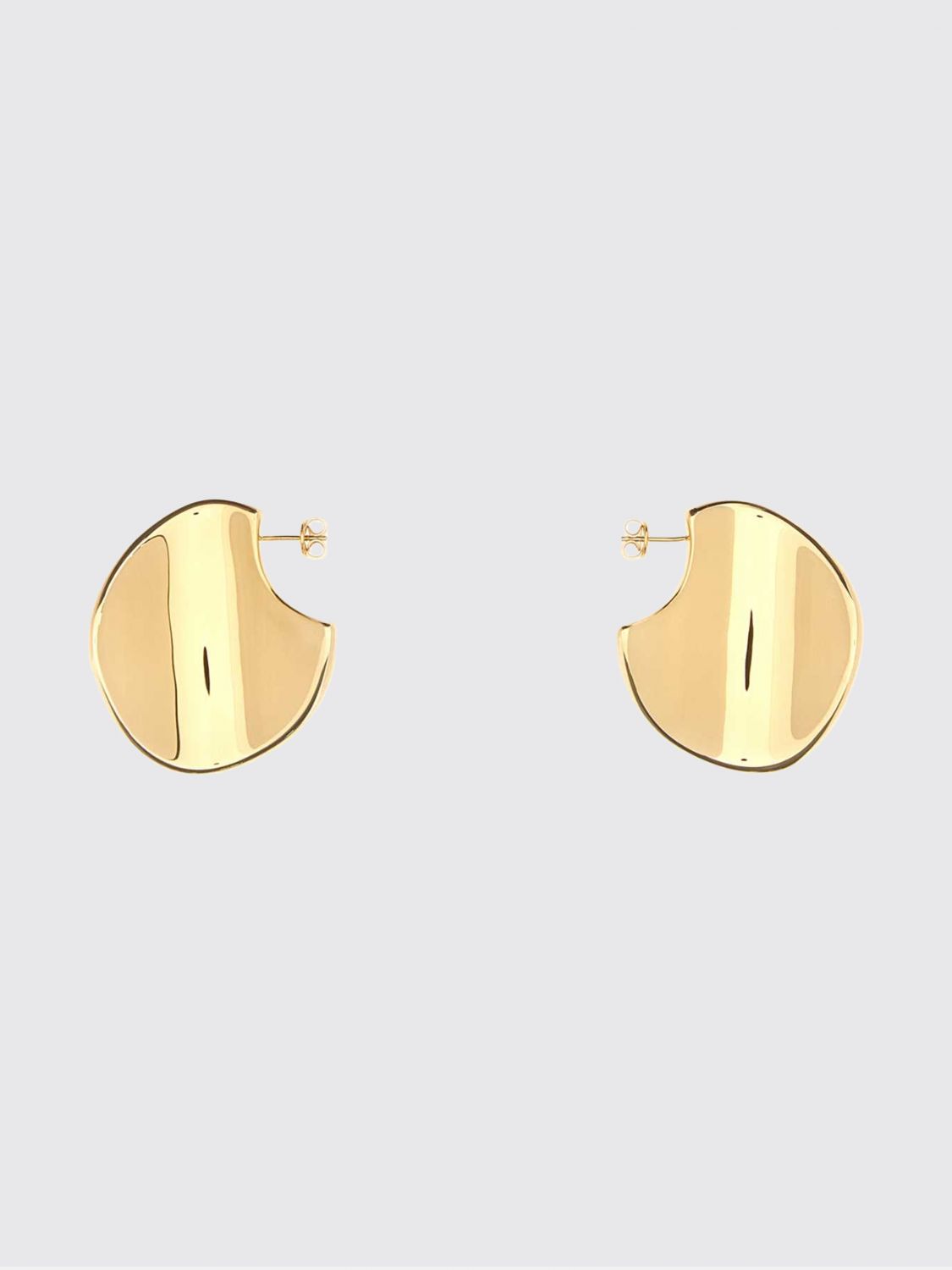 disc pendant earrings in 18k gold-plated sterling silver