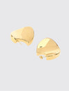 disc pendant earrings in 18k gold-plated sterling silver
