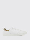 set trainers in leather and mesh with vintage check panels