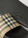vintage check rubber slides