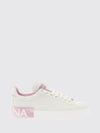 portofino calfskin trainers with logo and gold details