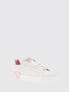 portofino calfskin trainers with logo and gold details
