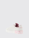 portofino calfskin trainers with logo and gold details