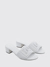 calfskin mules with cut-out dg monogram